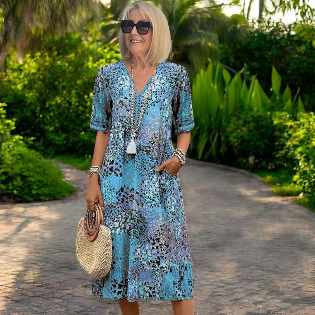IRIS – LIGHTWEIGHT, FLOWING DRESS WITH A FLATTERING CUT