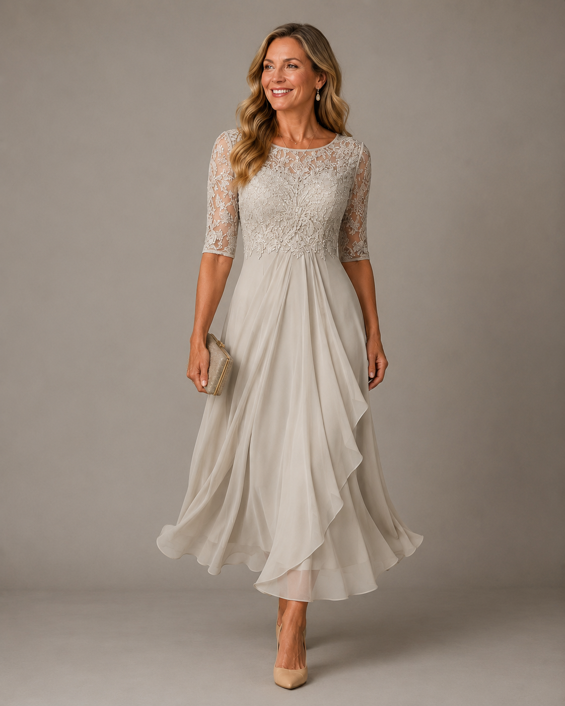 ROSE – THE LACE MIDI DRESS THAT FLATTERS YOUR SILHOUETTE