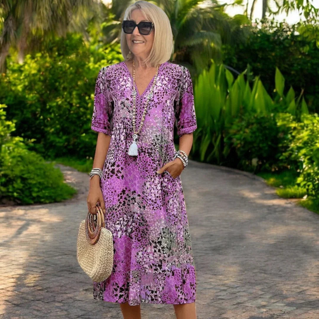 IRIS – LIGHTWEIGHT, FLOWING DRESS WITH A FLATTERING CUT
